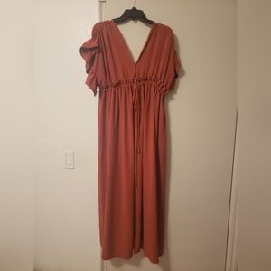 Rust color dress
